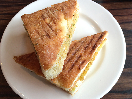 Garlic bread ($3): Exactly as it sounds. Garlic infused butter spread over wedges of foccacia bread.