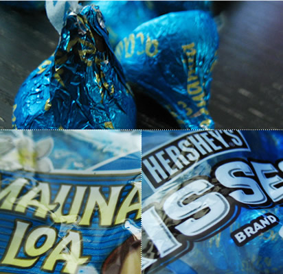 Hershey Kisses X Mauna Loa