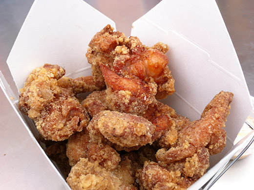 The Finger Licken Popcorn Chicken ($5.5) is marinated chunks of fried chicken served with a side of spicy mayo.