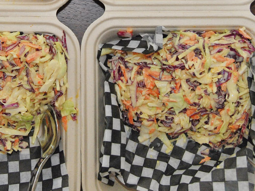 Lightly dressed, fresh and crispy house-made slaw.